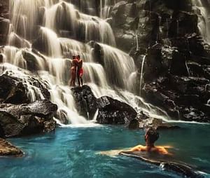 Enchanting Water Escapades: Kanto Lampo Waterfall and Blue Lagoon Adventure