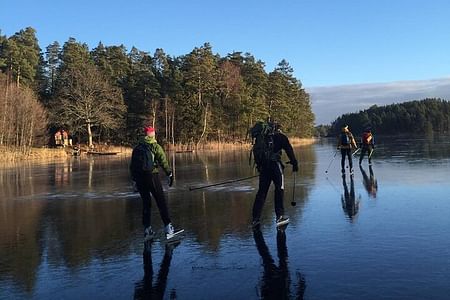 Ice Skating Adventure on Frozen Lakes in Stockholm’s Winter Wonderland