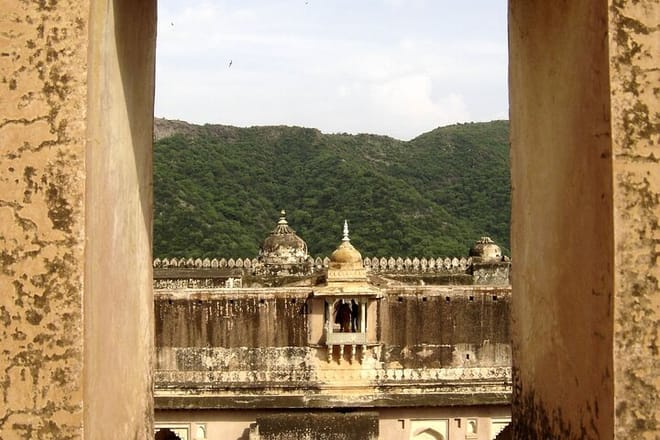 Window of Amer Fort