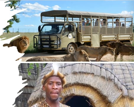 Cultura y Safari: Lesedi y Lion Park en un Solo Día - en Español