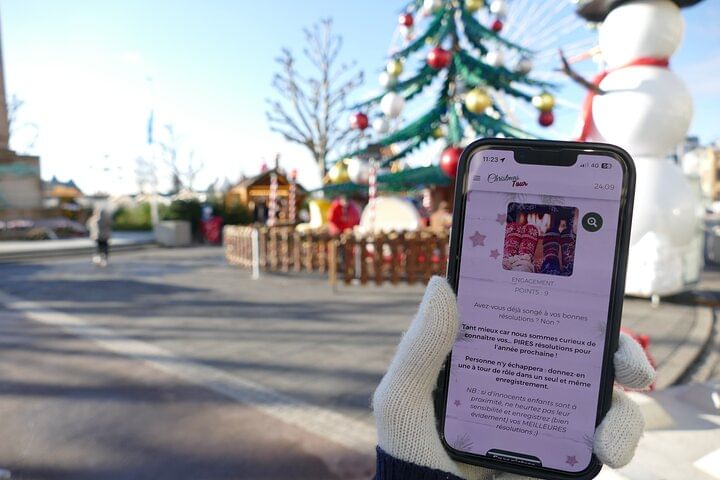 Christmas treasure hunt in Luxembourg city center