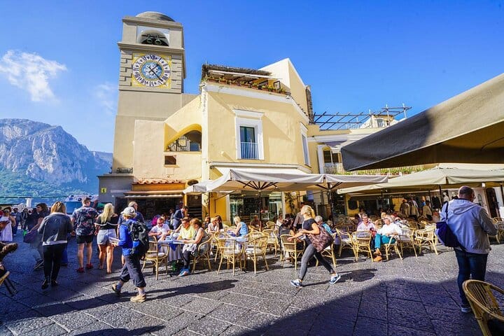Capri Island from Naples by hydrofoil 4