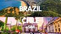 Brazil & Chile Data eSIM 500MB per Day to 10GB - 30Days 9