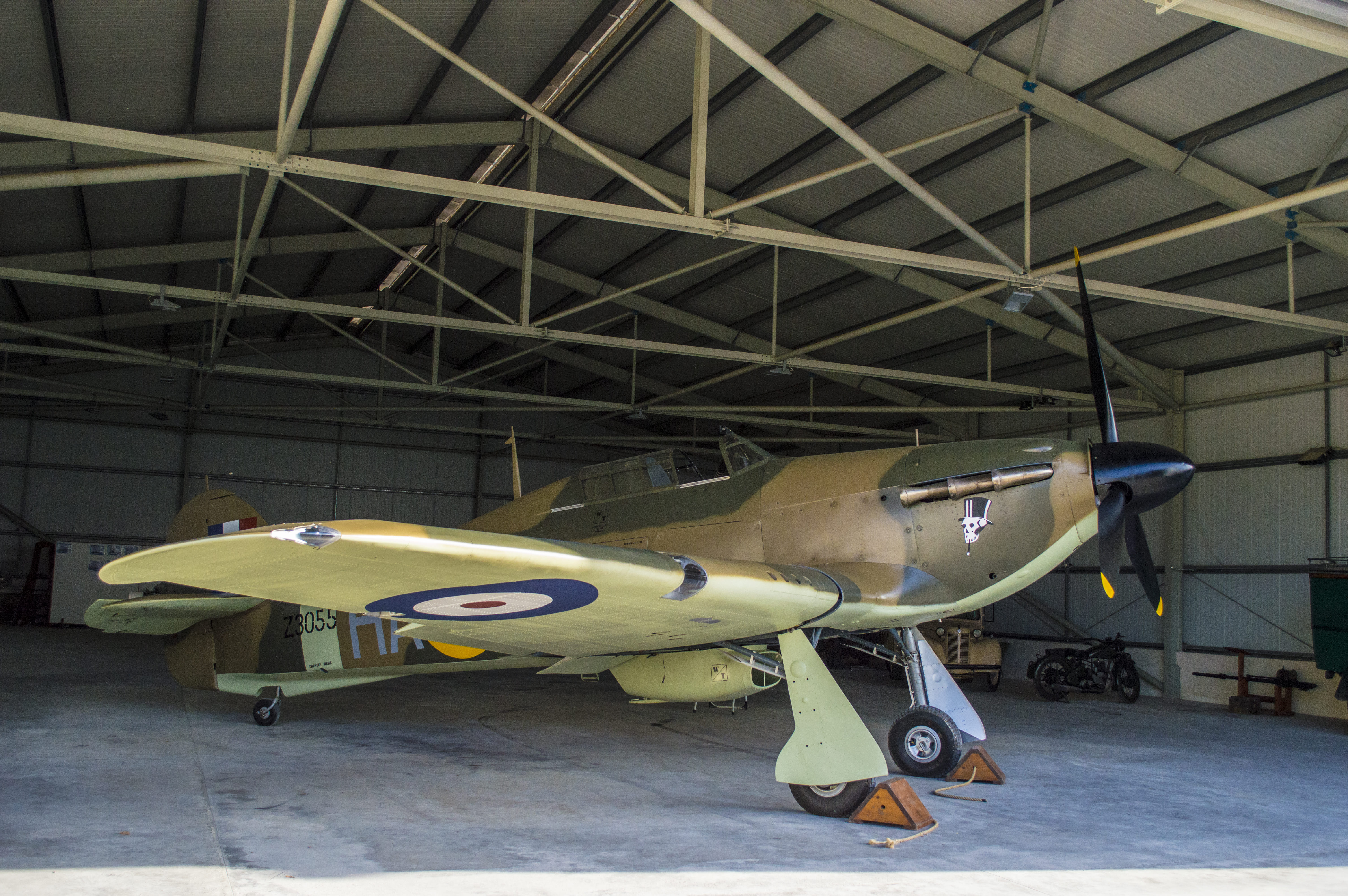Aviation museum on the former site of the Royal Air Force airfield