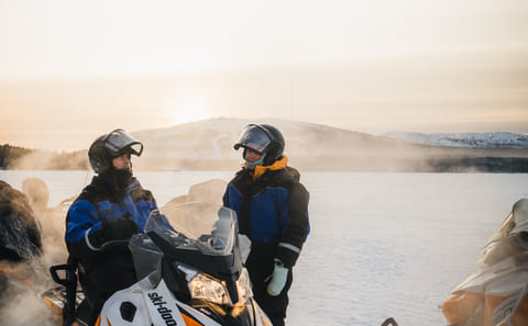 Private 2.5-Hour Snowmobile Safari in Kemijärvi, Finland
