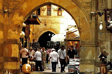 Explore Giza Pyramids, Sphinx, Egyptian Museum, and Bazaar