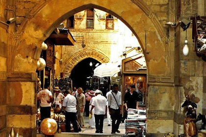 Explore Giza Pyramids, Sphinx, Egyptian Museum, and Bazaar