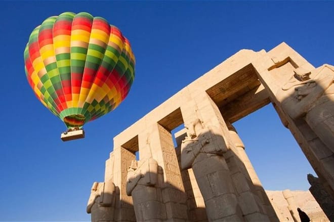 VIP Hot Air Balloon with Full Day Tour in Luxor from Hurghada