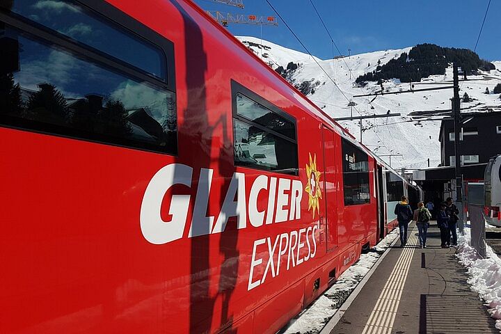 Glacier Express Train Reservation Zermatt To St. Moritz 1st Class