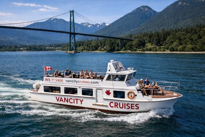 Vancouver Sightseeing Boat Tour with Live Tour Guide