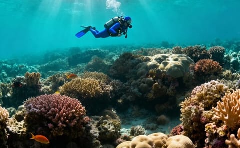 Diving Day Trip to Tiran Island from Sharm El-Sheikh
