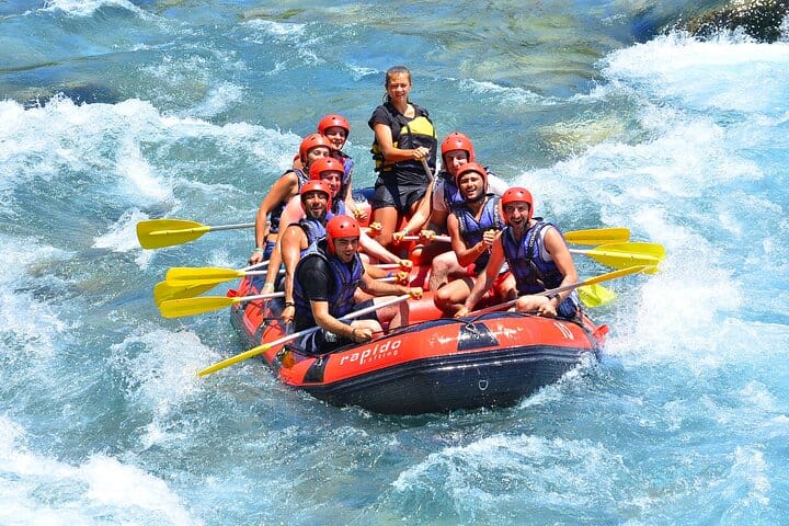 Canyoning Rafting Zipline Adventure Tour from Alanya