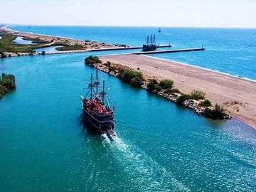 Manavgat River Boat Trip with Waterfall and Bazaar Visit