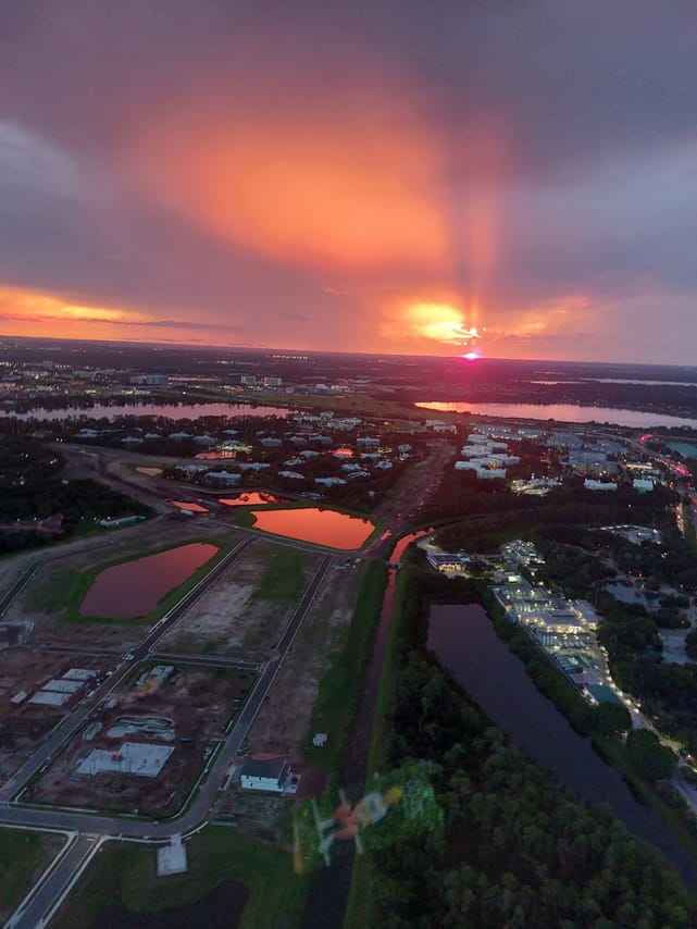 After-hours 31 Miles Helicopter Tour over all the Theme Parks 4