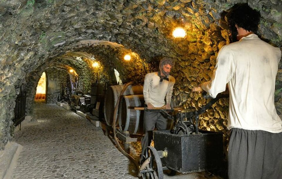 Cave Wine Museum Tour with Tastings in Vothonas, Santorini