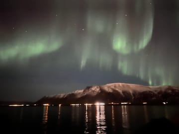 Aurora Borealis lighting up the Arctic night