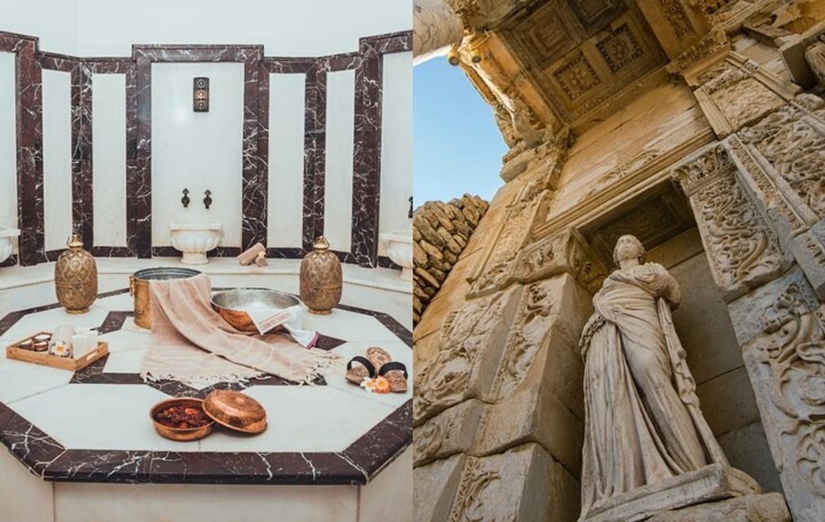 Ephesus Heritage Tour with Relaxing Turkish Bath and Local Lunch