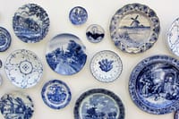 Delft blue refers to the world famous pottery