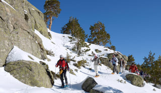 Snowshoeing in Madrid