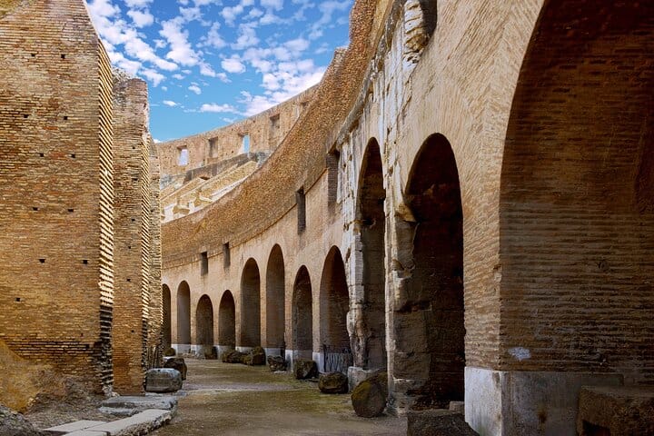 view of Colosseum in Rome