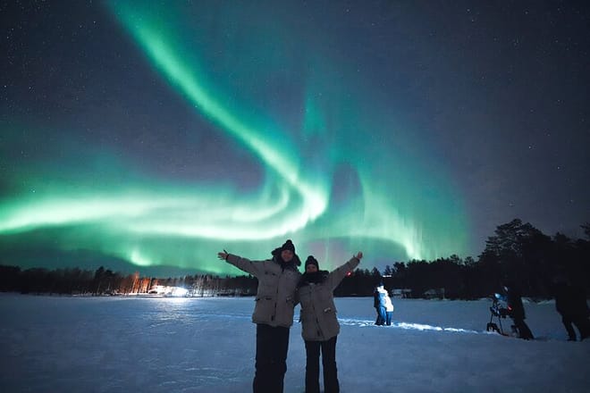 Rovaniemi: Northern Lights Group Tour - Guaranteed View 