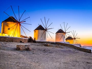 Day Trip from Athens to Mykonos with Hotel Pickup
