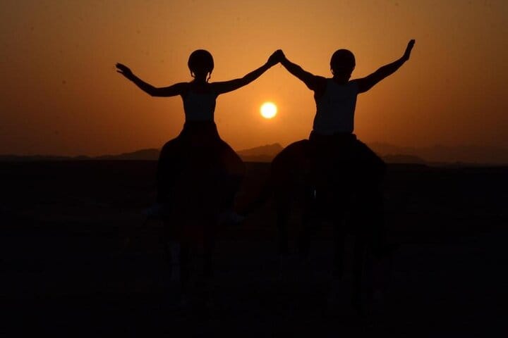3 Hours Sunrise Horse Riding Beach and Desert from Marsa Alam