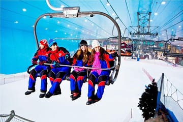 Skiing and Snowboarding at Ski Dubai in Mall of Emirates