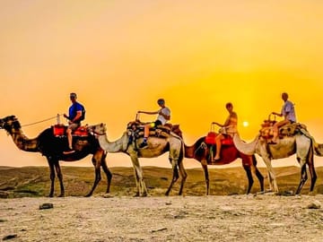 Agafay Desert Quad Bike, Camel Ride & Dinner Show from Marrakech