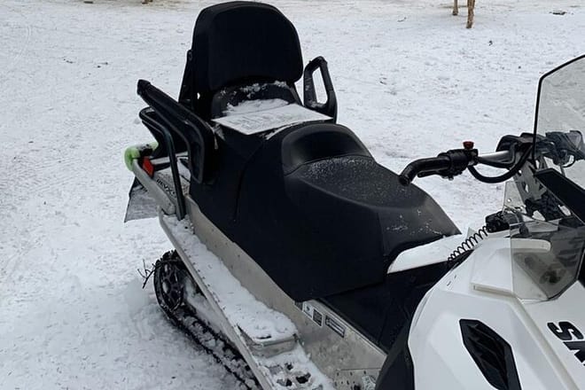 Snowmobile Riding Adventure in Golden Town photo 4