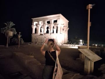 Philae Temple Night Light Show with Private Transfers in Aswan