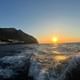 Sunset in Capri on a boat