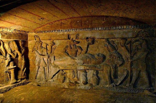Catacomb of kom El Souqafa