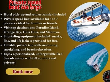 Private Speedboat Snorkeling Trip in Hurghada