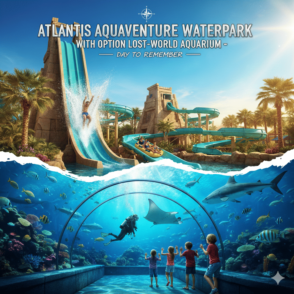 Dubai : Atlantis Aquaventure Waterpark Ticket