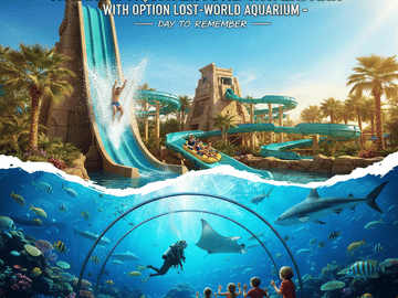 Aquaventure Waterpark Admission Ticket in Dubai