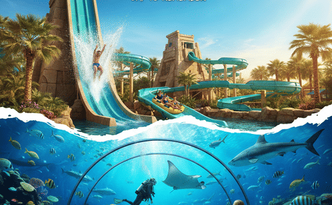 Aquaventure Waterpark Admission Ticket in Dubai