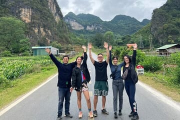 From Hanoi: Ban Gioc Waterfall – Angel Mountain 2nights/1day