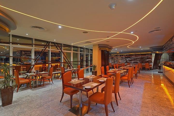 Enjoy a seafood buffet at Fusion