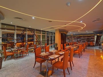 Enjoy a seafood buffet at Fusion