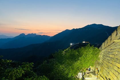 5-Hour Private Night Tour of Great Wall in Mutianyu