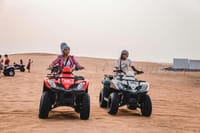 Quad Biking At duabi desert