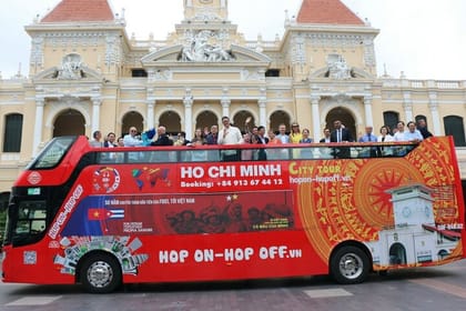 4 Hour Ho Chi Minh City Tour Hop on Hop off Bus