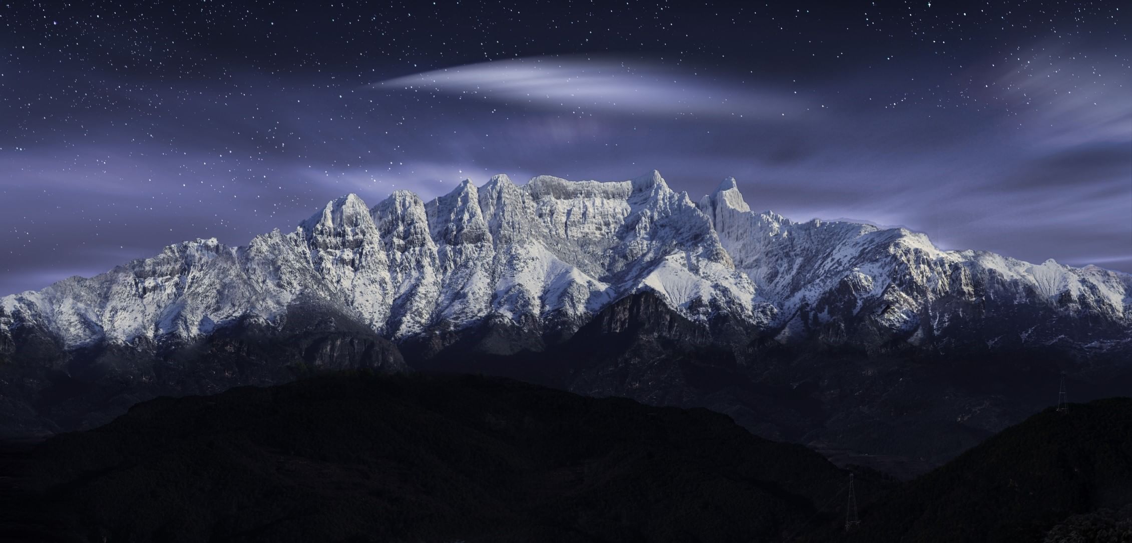 Night view (full of stars)