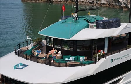 Luxury Full-Day Catamaran Cruise in Halong and Lan Ha Bay