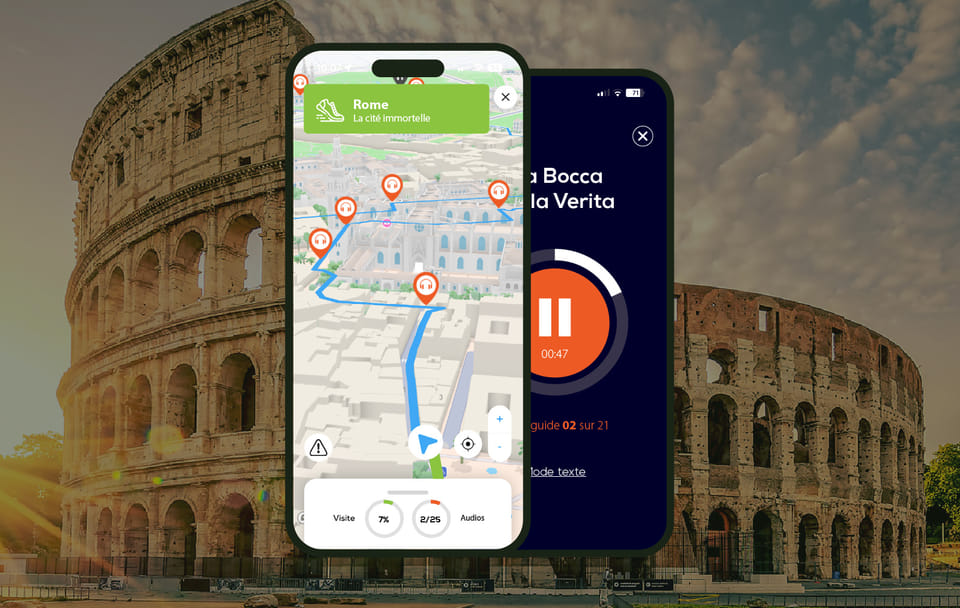Audio Guided Walking Tour of Rome's Historic Sites