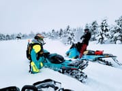 Adventure snowmobile tour Akureyri 8