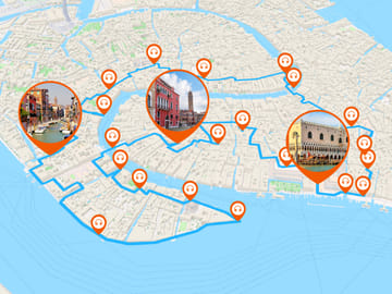 Complete circuit: A stroll through the historic “Sestieri” of the City of the Doges.