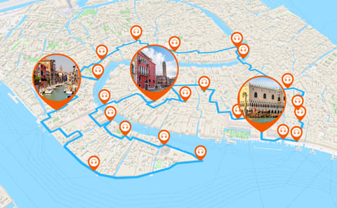 Audio Guided Walking Tour of Venice's Iconic Attractions