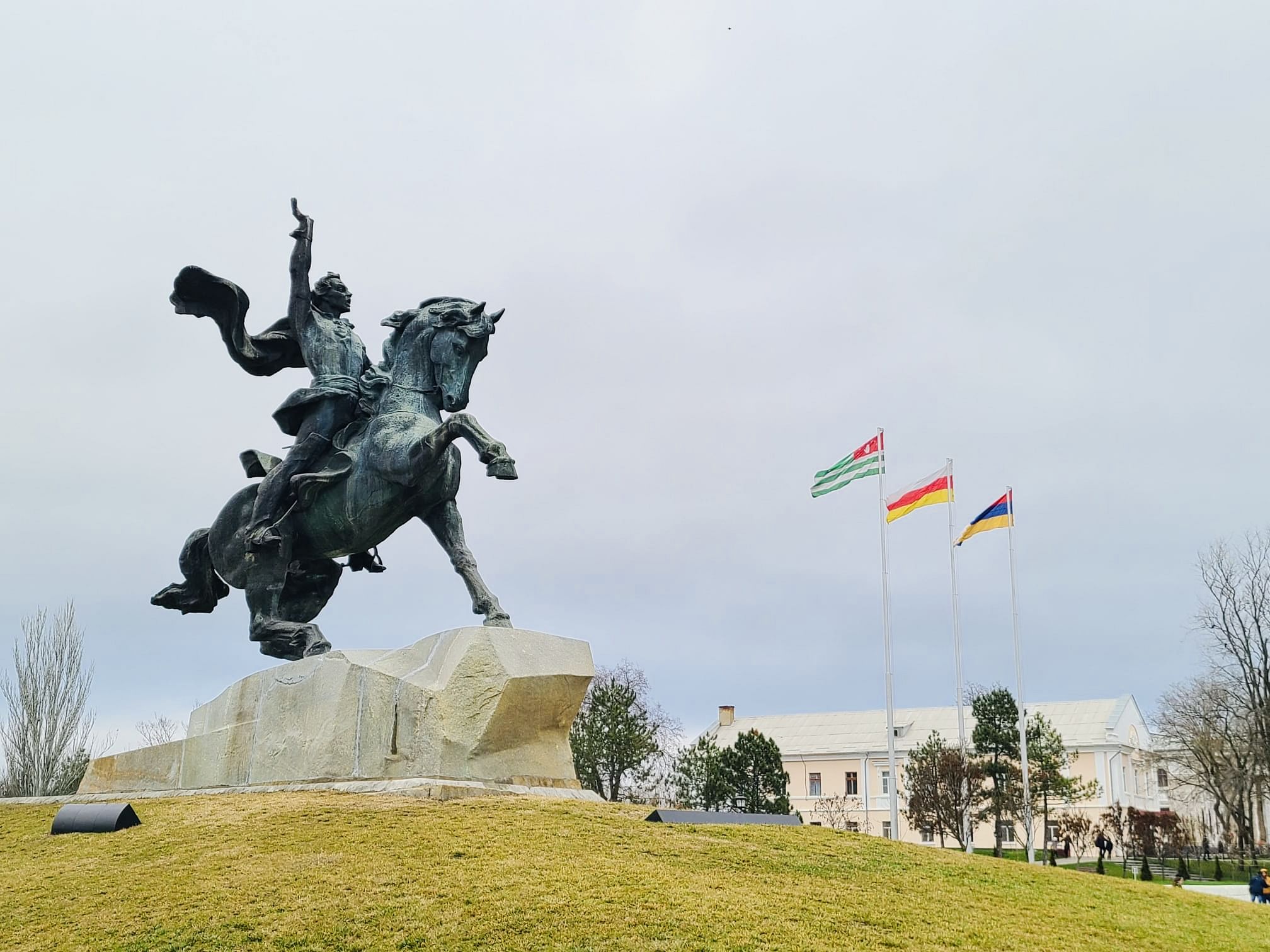 The monument to Russian General Alexander Suvorov in Tiraspol was erected in 1979